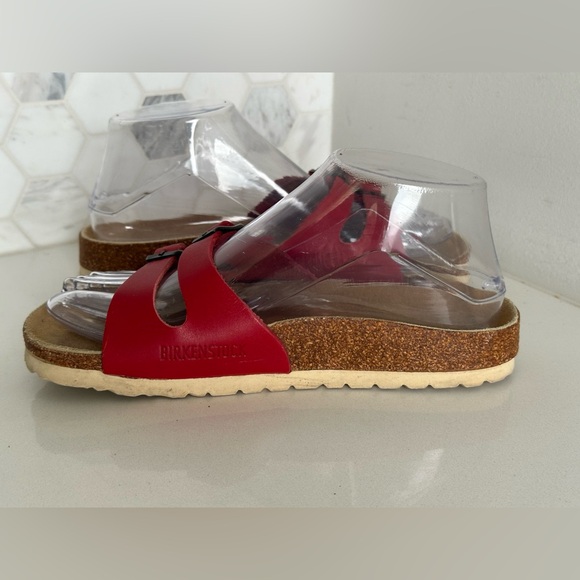 Birkenstock Women's Ibiza Birko-Flor Sandals Red EU 36 US 5-5.5 Regular - Picture 5 of 9